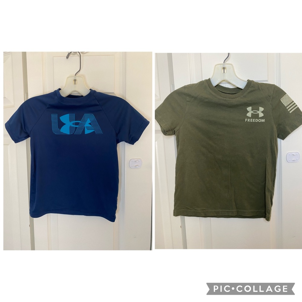 UA Boys XS Shirt Lot, EUC